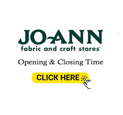 Joann Fabric Hours